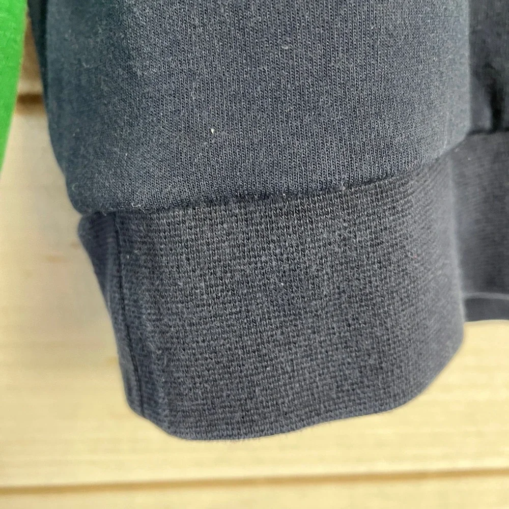 Kids Ralph Lauren Crewneck Sweatshirt Colorblock Navy Yellow‎ Green Boys 7